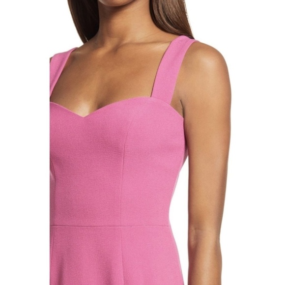 NEW Dress the Population Nicole Sweetheart Neck Cocktail Midi Sheath Dre… - Picture 4 of 5